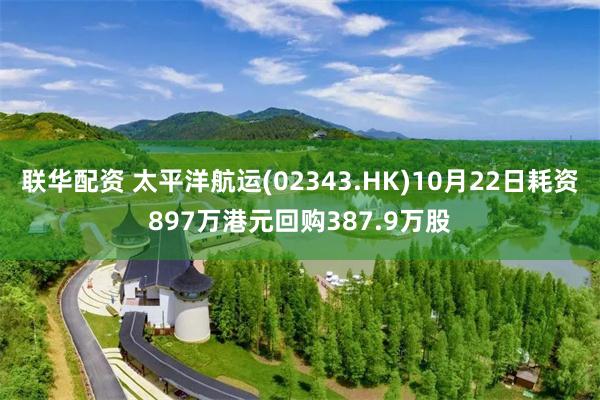 联华配资 太平洋航运(02343.HK)10月22日耗资897万港元回购387.9万股
