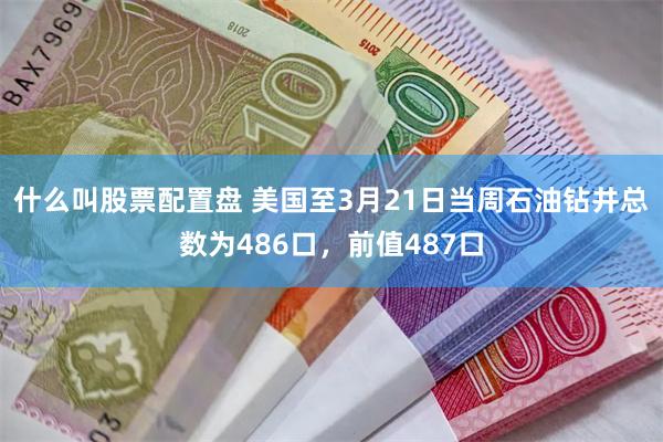 什么叫股票配置盘 美国至3月21日当周石油钻井总数为486口，前值487口