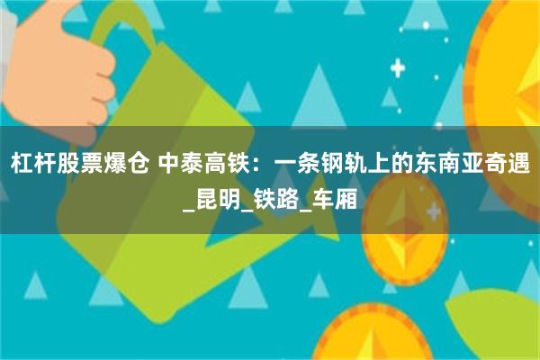 杠杆股票爆仓 中泰高铁：一条钢轨上的东南亚奇遇_昆明_铁路_车厢